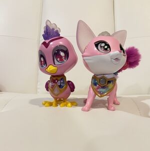 VTech Myla's Sparkling Friends Penny The Peacock + Sparkling Ava The Fox